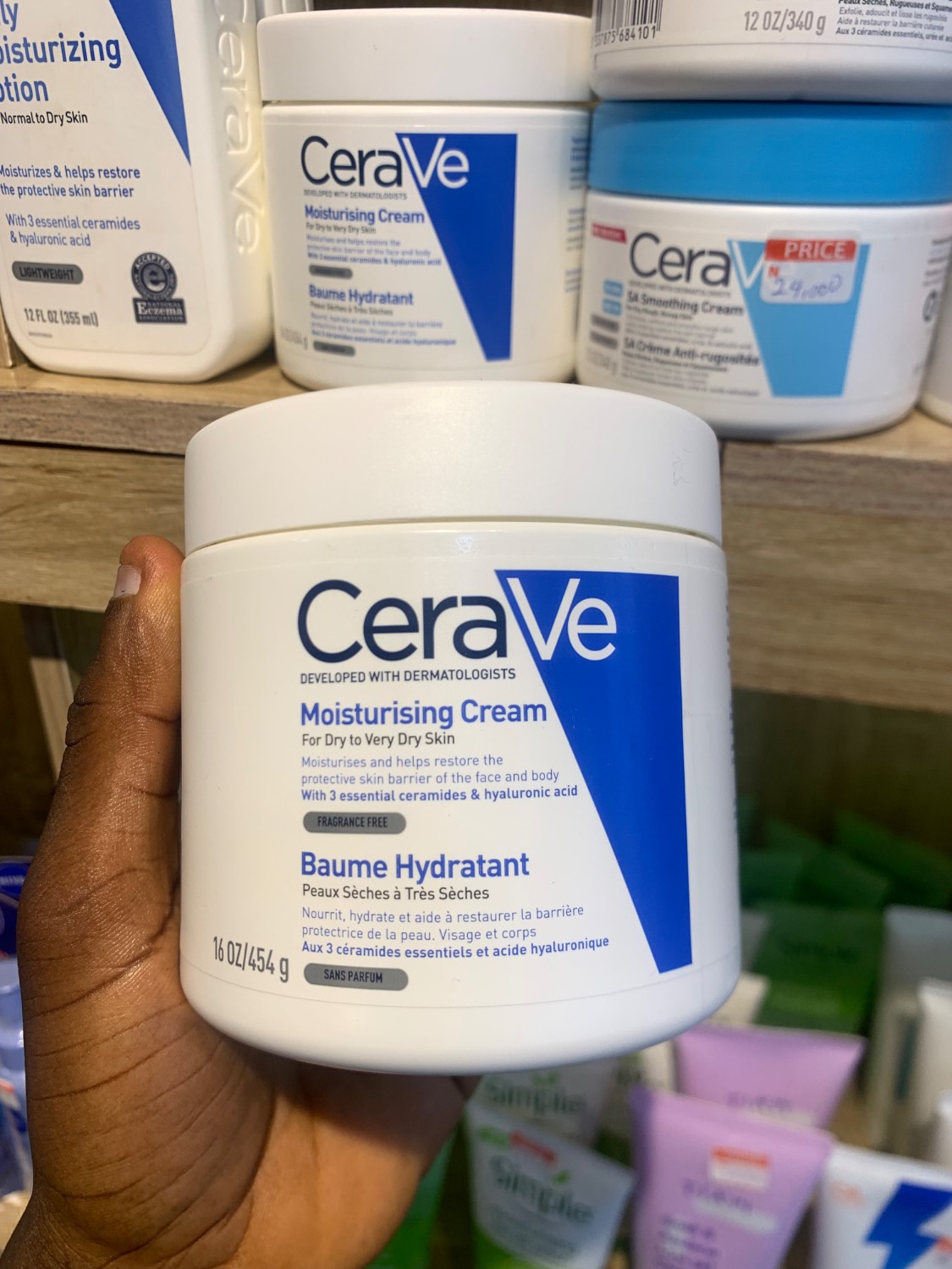 Cerave Moisturizing Cream For Dry To Very Dry Skin -16 Oz