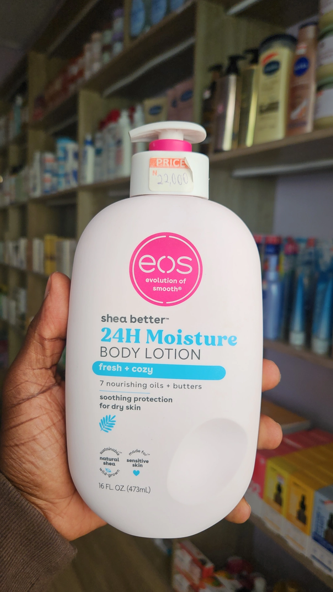 EOS Fresh + Cozy Body Lotion