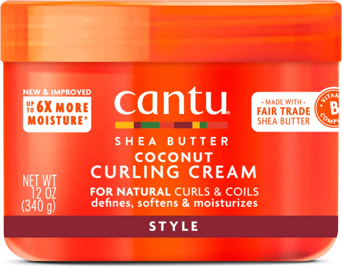 Cantu Shea Butter for Natural Hair Coconut Curling Cream, 340g