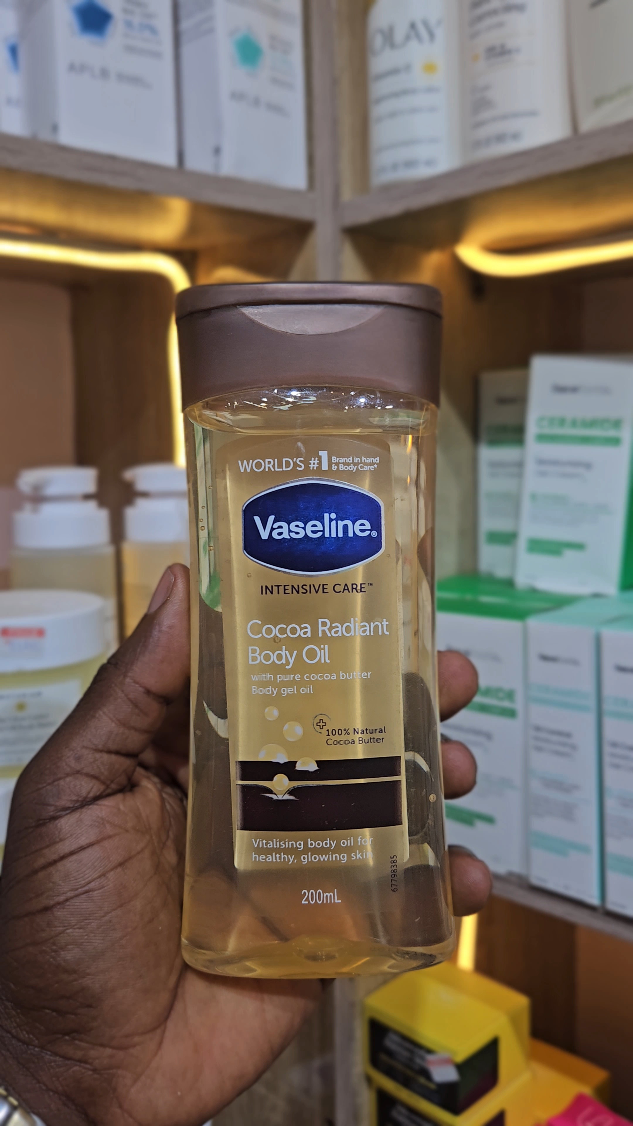 Vaseline Cocoa Body Oil