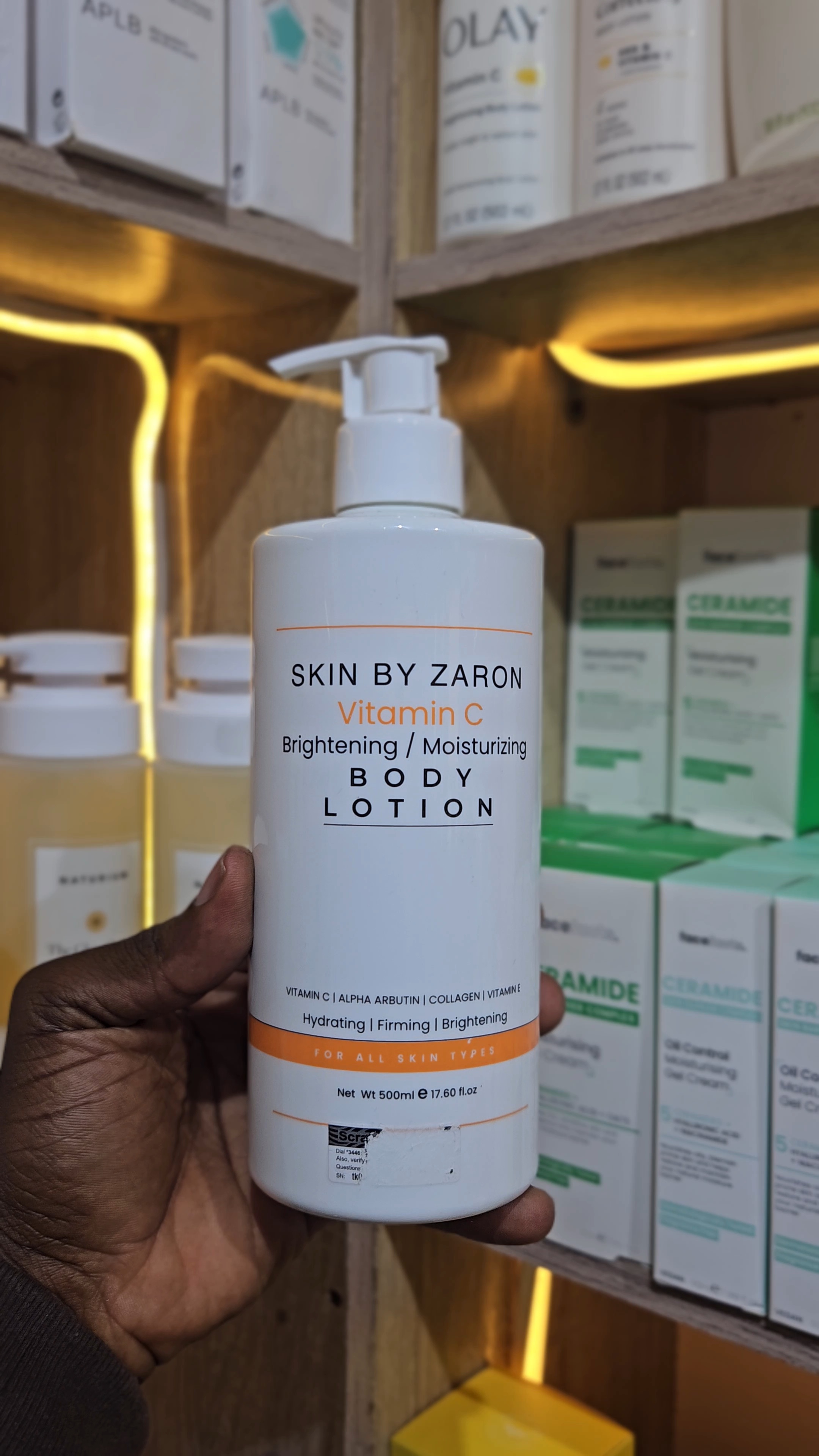 Skin By Zaron Vitamin C Brightening/Moisturizing Body Lotion 500ml