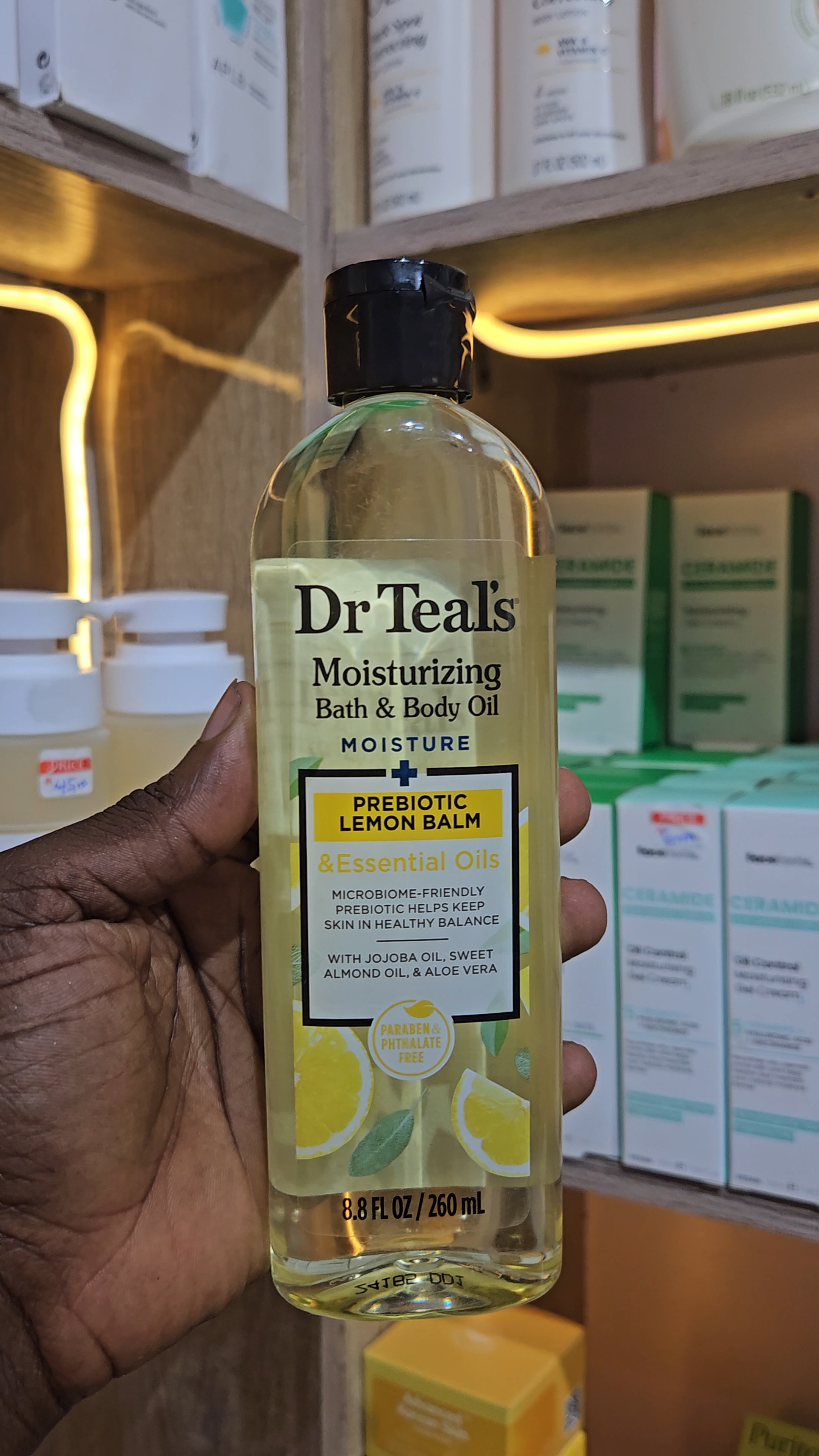 Dr Teal's Body Oil (Prebiotic Lemon Balm)