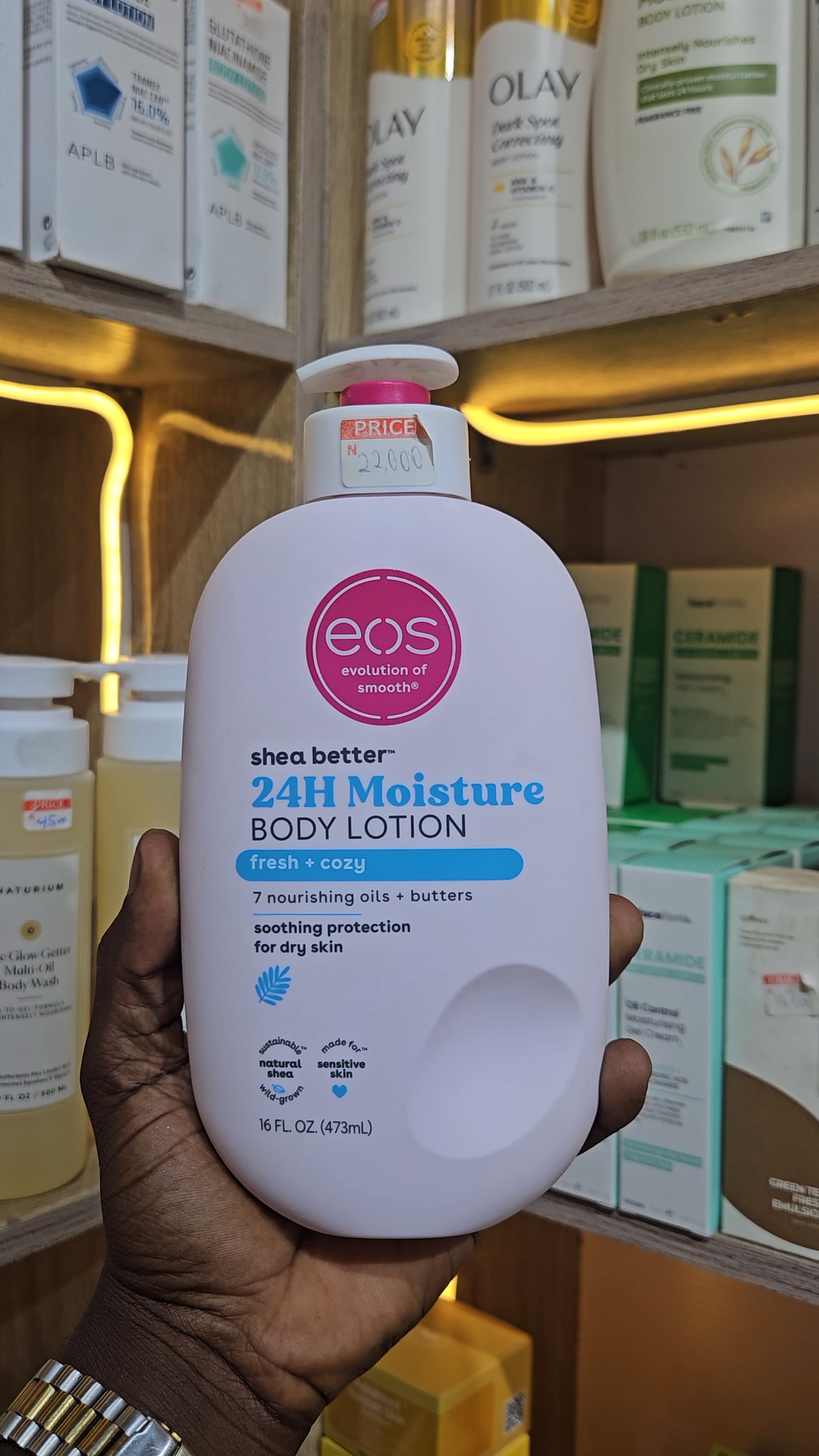 EOS Fresh + Cozy Body Lotion